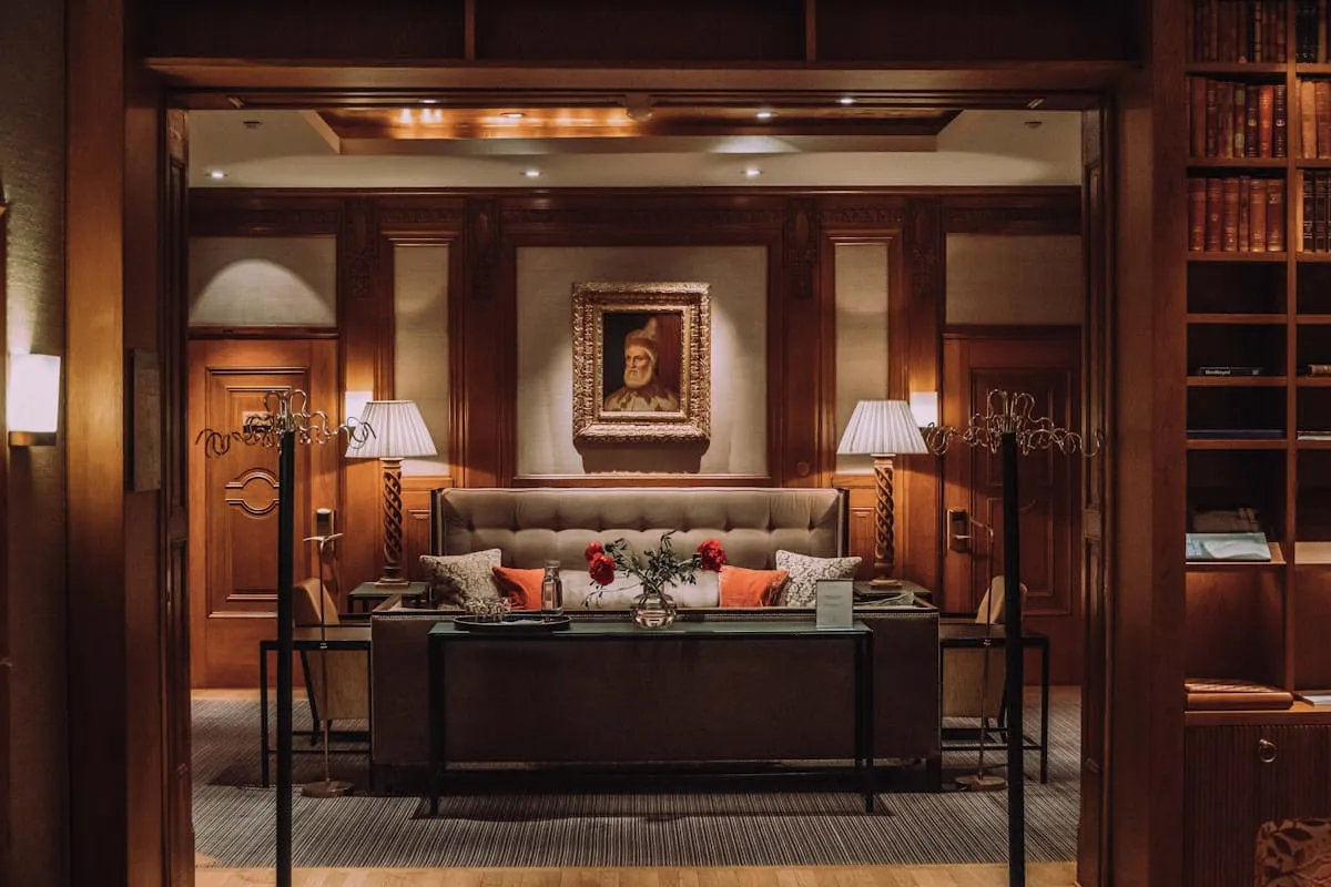 Premium guest suite with modern furnishings