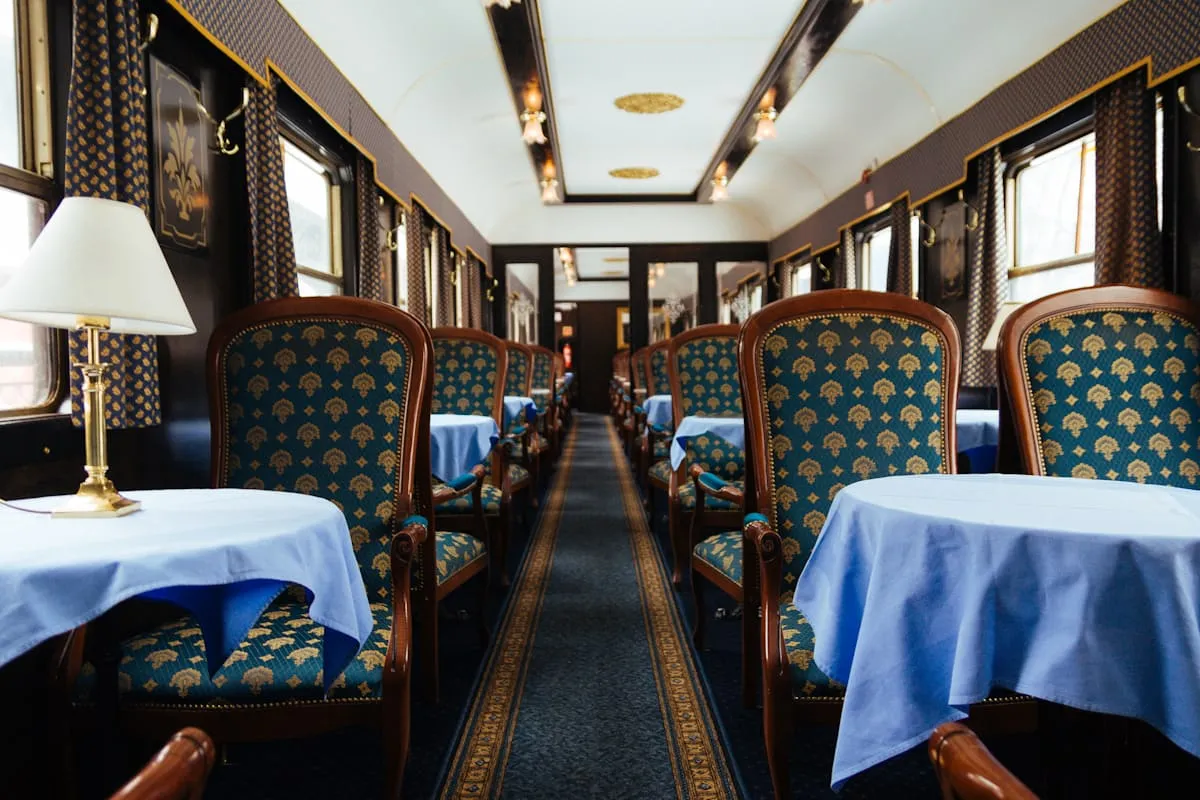 Luxury gaming tables in the entertainment area